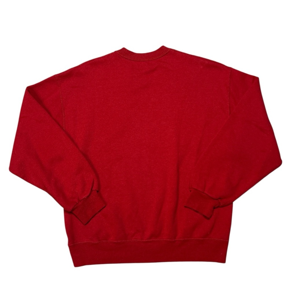 Fruit of the Loom Red Crewneck Sweater - Picture 4 of 5